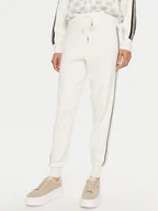 Spodnie damskie - Liu Jo Sport Spodnie materiałowe TF4226 MS63L Biały Regular Fit - miniaturka - grafika 1