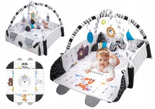 MATA EDUKACYJNA RICOKIDS BOHO DUŻA INTERAKTYWNA MIĘKKA DLA NIEMOWLĄT - Maty edukacyjne - miniaturka - grafika 1