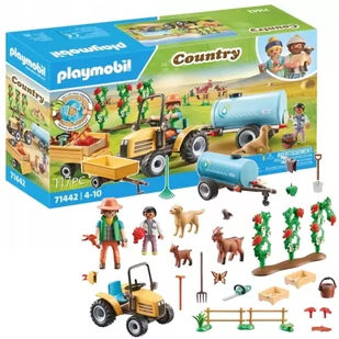 Playmobil Country 71442 Traktor Z Przyczepą I Zbiornikiem Na Wodę - Klocki - miniaturka - grafika 1