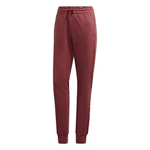 adidas damskie spodnie sportowe w E LIN Legacy Red Mel/White, S - Spodnie damskie - miniaturka - grafika 1