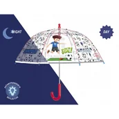 Parasole - Głęboka parasolka dziecięca Perletti przezroczysta FOOTBALL PIŁKA NOŻNA - miniaturka - grafika 1