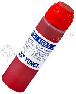 Marker atramentowy do strun Yonex  Stencil Ink Red - Tenis ziemny - miniaturka - grafika 1