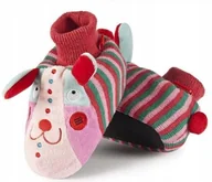 Buty dla dziewczynek - SOXO Kapcie buciki dla dziecka PIES 25-26 wew. 17 - miniaturka - grafika 1