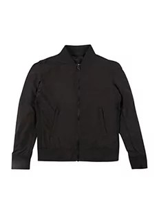 Urban Classics dziewczęca kurtka bomber, czarny, 122/128 cm - Kurtki i płaszcze dla dziewczynek - miniaturka - grafika 1
