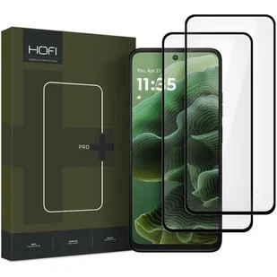 Szkło hartowane HOFI Glass Pro+ dla Motorola Moto G35 5G Czarny 2szt. - Szkła hartowane na telefon - miniaturka - grafika 1