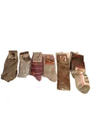 Skarpetki damskie - Skarpety Damskie 6 Par Różne Kolory Rozmiar 23-24 cm Wytrzymałe - miniaturka - grafika 1