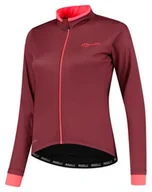 Kurtki damskie - Damska Kurtka Rowerowa Rogelli Winterjacket Essential | Maroon-Coral - Rozmiar S - miniaturka - grafika 1