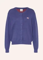 Swetry damskie - Ichi Kardigan Ihezanora blau - miniaturka - grafika 1
