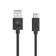 Kable komputerowe i do monitorów - Hama 00086447 kabel USB USB 2.0 1,2 m USB A USB C Czarny - miniaturka - grafika 1
