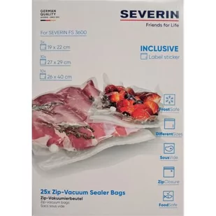 Severin ZB 3619 worki do zgrzewarek 50szt ZB3619 - Akcesoria i części AGD - miniaturka - grafika 1