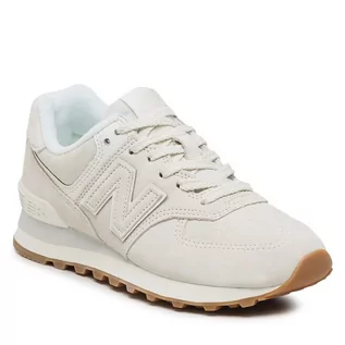 Półbuty męskie - Sneakersy New Balance U574NWW Beżowy - grafika 1