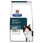 Sucha karma dla kotów - Hills Prescription Diet W/D Feline Low Fat Diabetic 1,5 kg - miniaturka - grafika 1