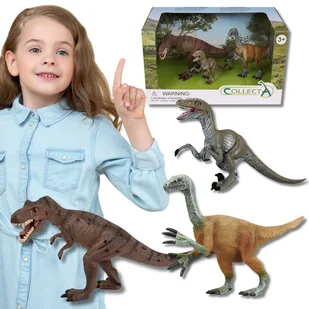 Collecta Zestaw figurek dinozaury, figurki zwierząt 3+ - Klocki - miniaturka - grafika 1