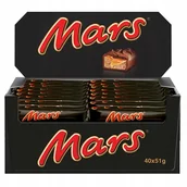 Przekąski dla dzieci - MARS BATON 51G 40 SZTUK - miniaturka - grafika 1