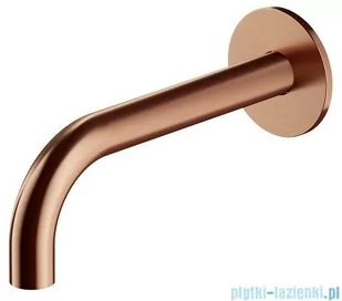 Omnires Y wylewka naścienna miedź szczotkowana WDYCPB | - Baterie umywalkowe - miniaturka - grafika 1