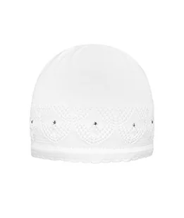 Döll Dziewczęca czapka czapka z dzianiny 1815750103, biała (Bright White 1000),53, biały - Czapki damskie - miniaturka - grafika 1