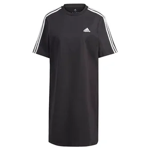 adidas Damska sukienka chłopięca z 3 paskami i pojedynczym dżersejem - Sukienki - miniaturka - grafika 1