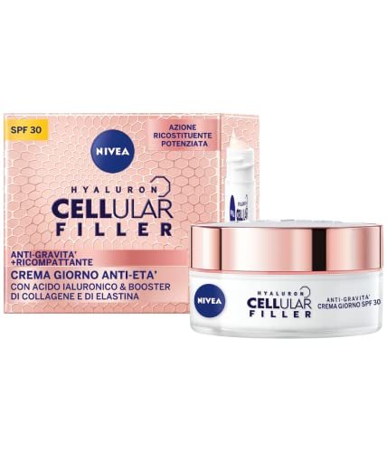 NIVEA CELLULAR EXPERT LIFT wielowymiarowy krem na dzień SPF 30 50 ml, krem na dzień z czystym bakuchiolem i 2 rodzajami kwasu hialuronowego, krem przeciwzmarszczkowy na dzień