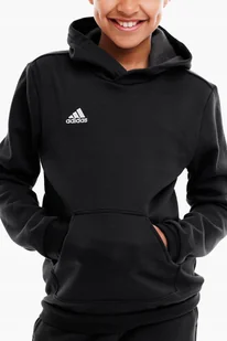 adidas bluza dziecięca z kapturem dresowa sportowa hoodie Entrada 22 r. 140 - Bluzy dla dziewczynek - miniaturka - grafika 1