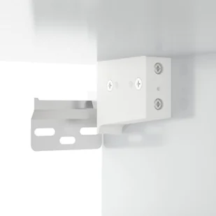 Lumarko Szafka z lustrem i LED, biała z połyskiem, 70x16,5x60 cm - Toaletki - miniaturka - grafika 13