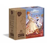 Puzzle - Clementoni Puzzle 2x20 elementów Play For Future Frozen 2 - miniaturka - grafika 1