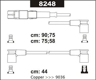 Przewody Zaplonowe 8248 - Kable wysokiego napięcia - miniaturka - grafika 1