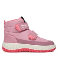 Buty dla dziewczynek - Trzewiki Reima Patter 2.0 5400042A Szary - miniaturka - grafika 1