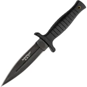 Noże - Smith & Wesson HRT 9" Czarny Nóż z Podwójnym Ostrzem do Buta - Pudełko SWHRT9B - miniaturka - grafika 1