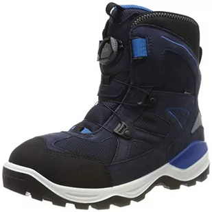 ECCO Chłopcy Snow Mountain Śniegowce, Niebieski Black Night Sky 51237, 27 EU - Śniegowce damskie - miniaturka - grafika 1