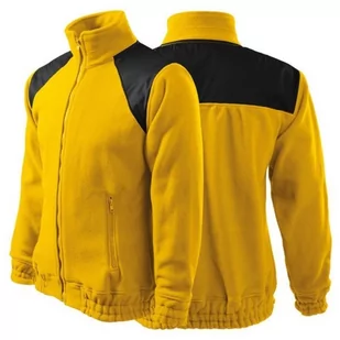 Polar żółty męski z haftem nadrukiem logo firmy 360g 506 kolor 04 polar podstawowy - Moda i Uroda OUTLET - miniaturka - grafika 1