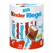 Przekąski dla dzieci - Ferrero Batonik Kinder Riegel 10 Sztuk - miniaturka - grafika 1