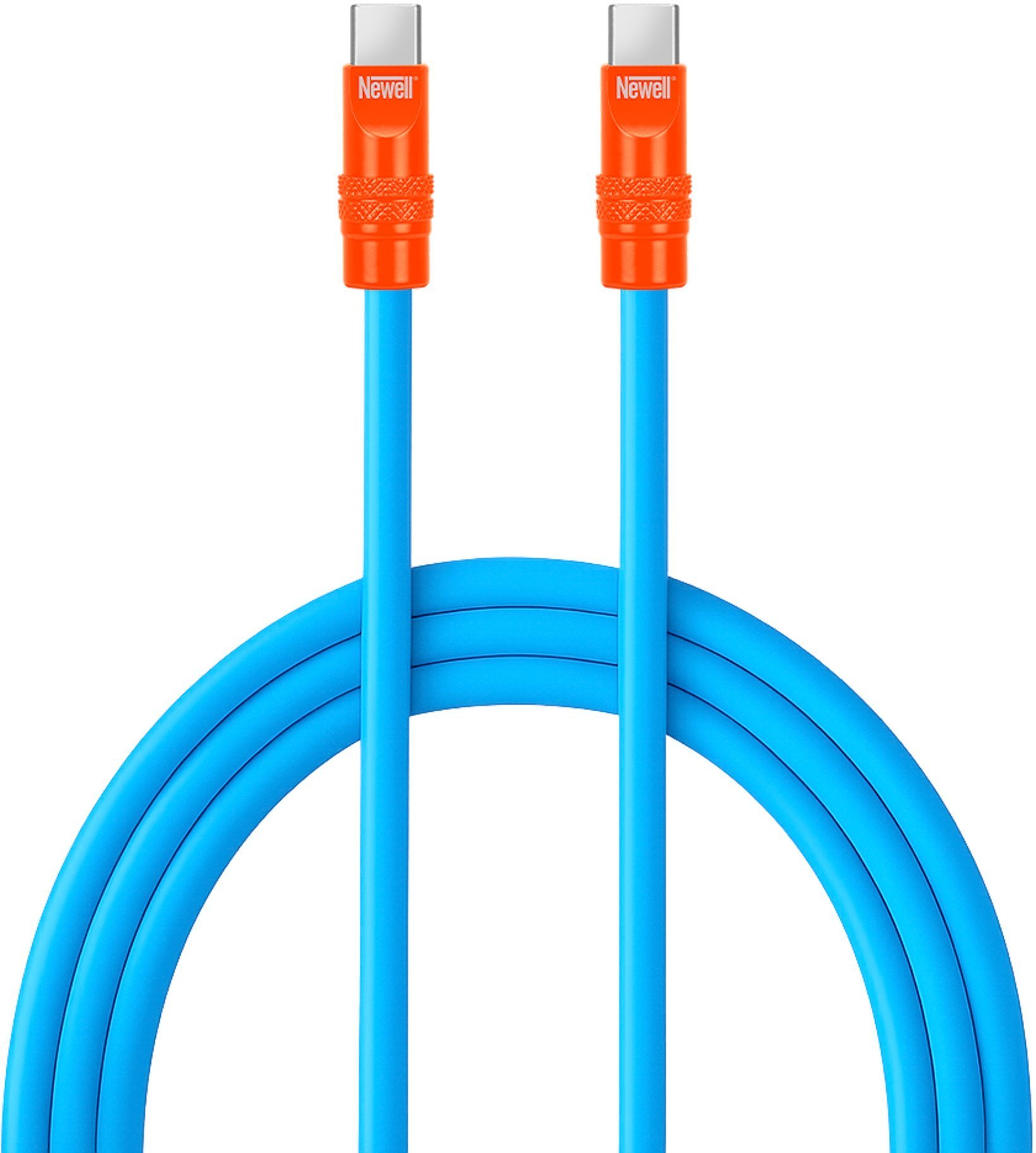 NEWELL NL4986 Kabel USB-C 100 W 2 m silikonowy niebiesko-pomarańczowy