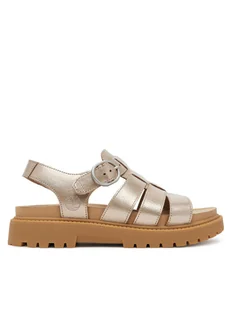 Timberland Sandały TB0A2Q1PN751 Złoty - Sandały damskie - miniaturka - grafika 1