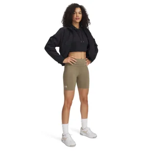 Damskie kolarki dzianinowe Under Armour Campus 7in Short - brązowe - Spodenki damskie - miniaturka - grafika 1