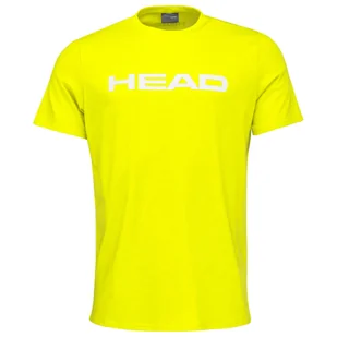 Koszulka męska Head  Club Basic T-Shirt Men Yellow XXL - Koszulki sportowe męskie - miniaturka - grafika 1