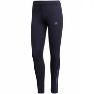 Legginsy - Legginsy damskie adidas Essentials Fitted granatowe H10252 S - miniaturka - grafika 1