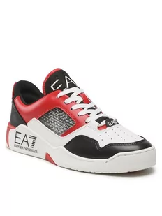 EA7 Emporio Armani Sneakersy X8X131 XK311 R666 Czerwony - Sneakersy męskie - miniaturka - grafika 1