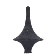 Lampy sufitowe - Dekoracyjna lampa wisząca Alda 5113 Shilo z regulacją do sypialni czarny - miniaturka - grafika 1