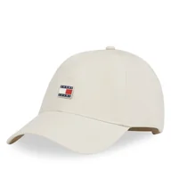 Czapki damskie - Czapka z daszkiem Tommy Jeans Tjw Heritage Plaque Cap AW0AW16986 Écru - miniaturka - grafika 1