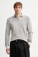 Swetry męskie - Diesel sweter bawełniany K-LORENZO męski kolor szary lekki A14849.0BEAR - miniaturka - grafika 1