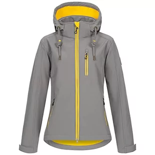 Damska kurtka softshell z odpinanym kapturem kurtka przejściowa Windbreaker #ankerglutfreude - Kurtki damskie - miniaturka - grafika 1