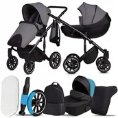 Wózki dziecięce - Anex, M/Type, Wózek wielofunkcyjny, 04, Iron I +Akcesoria, 2w1 - miniaturka - grafika 1