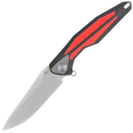 Noże - Nóż składany RikeKnife Tulay Black/Red G10, Matted 154CM (RK-Tulay-BR) - miniaturka - grafika 1