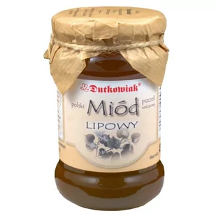 DUTKOWIAK DUTKOWIAK MIÓD LIPOWY 400G - Miód - miniaturka - grafika 1