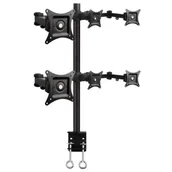 Uchwyty do monitorów - ART uchwyt do monitora LCD 6 monitorów 13-20 AJM000000L06 (AJARTM000000L06) - miniaturka - grafika 1