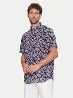 Koszule męskie - Bugatti Koszula 9450 58333A Granatowy Slim Fit - miniaturka - grafika 1