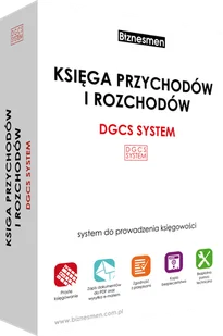 Księga Przychodów i Rozchodów DGCS System 1 stanowisko Księga Przychodów i Rozchodów DGCS System - Programy finansowe i kadrowe - miniaturka - grafika 1