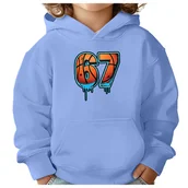 Bluzy dla dziewczynek - BLUZA DZIECIĘCA 67 SIX SEVEN VIRAL KOSZYKÓWKA 110-116 CHŁOPIĘCA DZIEWCZĘCA - miniaturka - grafika 1