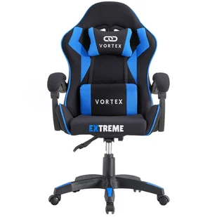 Fotel Gamingowy Z Tkaniny Extreme Vortex Blue, Krzesło Gracza - Fotele gamingowe - miniaturka - grafika 1