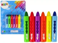 Kredki, ołówki, pastele i pisaki - Kredki pastelowe 6szt - Leantoys - miniaturka - grafika 1